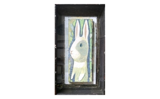【 限定 1点 】ある日・うさぎ 絵画 絵 アート アトリエ 飛動庵 [BG52-NT]