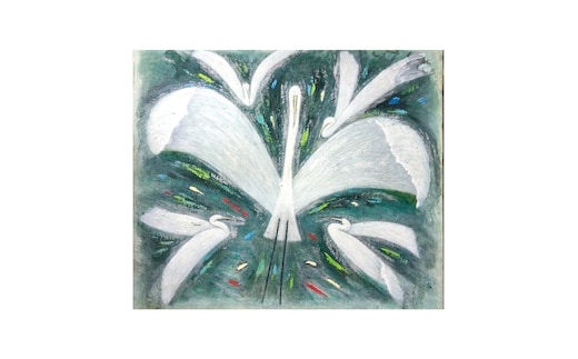 【 限定 1点 】群れる 絵画 絵 アート アトリエ 飛動庵 [BG57-NT]