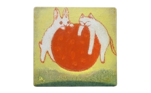 【 限定 1点 】フワフワ 絵画 絵 アート アトリエ 飛動庵 [BG62-NT]