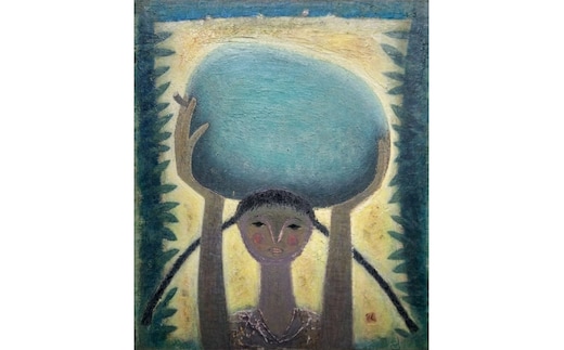 【 限定 1点 】冬瓜 絵画 絵 アート アトリエ 飛動庵 [BG80-NT]