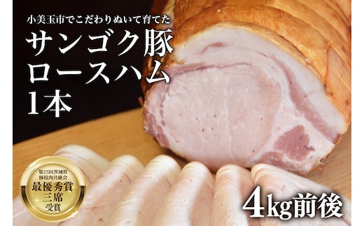 サンゴク豚 ロースハム1本（4kg） 2-J