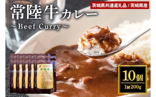 常陸牛カレー 200g×10個 58-A
