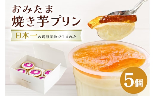 おみたまプリン 茨城の焼き芋 5個入り 白箱 8-Q