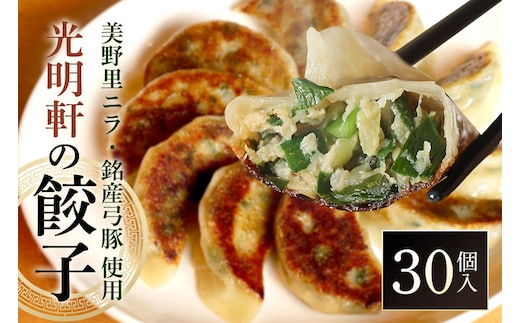 美野里ニラ 弓豚餃子 30個入り 94-A