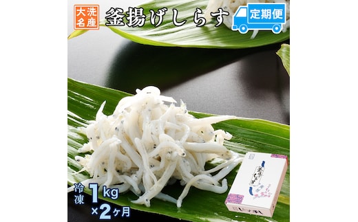 定期便 釜揚げしらす (1kg×2か月) 天然 釜揚げ ふっくら しらす シラス 魚 さかな 魚介 離乳食