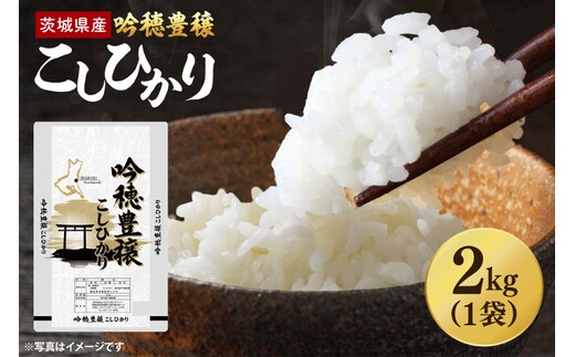  ＜令和7年産＞ 新米 吟穂豊穣こしひかり 2kg 精米 コシヒカリ こしひかり 米 ごはん コメ お米 白米 国産 茨城県産