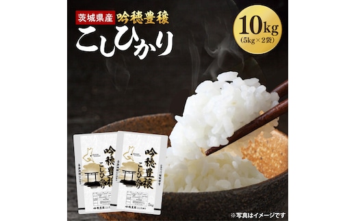 ＜令和8年産 ＞新米 吟穂豊穣こしひかり 10kg(5kg×2袋)精米 コシヒカリ こしひかり 米 ごはん コメ お米 白米 国産 茨城県産