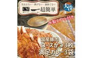 揚げずにOK！ ロースかつ カレー 3食セット オリジナルスプーン 付き カツカレー 油調済み おかず 惣菜 とんかつ 時短 簡単 クックファン