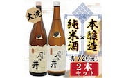 純米酒 720ml 本醸造 720ml 2本 セット 月の井 大洗 地酒 日本酒 茨城