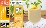 【合計200ml×54本】豆乳飲料 フルーツミックス 200ml ／ 飲料 キッコーマン 健康 フルーツ ミックス 豆乳 豆乳飲料 大豆 パック セット 豆乳アイス 飲み切り さっぱり 甘み 酸味 茨城県 五霞町【価格改定】