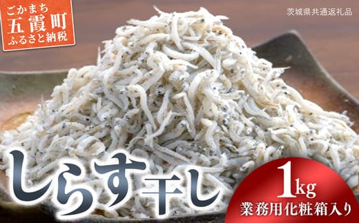 しらす干し 1キロ（茨城県共通返礼品・大洗町産） ／ しらす干し しらす 鮮度 工場直送 旨み 凝縮 料理 冷凍 1kg 茨城県