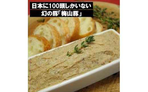 塚原牧場の幻の豚「梅山豚」のリエットセット 梅山豚 リエット 豚肉 おつまみ ギフト 惣菜 冷凍 お祝い 人気 K1077