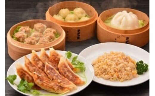 塚原牧場の幻の豚「梅山豚」の点心セット