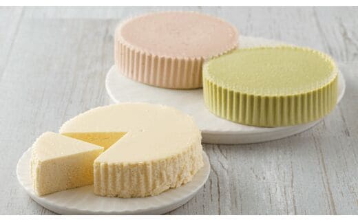 あの名店の味。ベイクドなのにレアのようにしっとり濃厚 チーズケーキ3缶セット