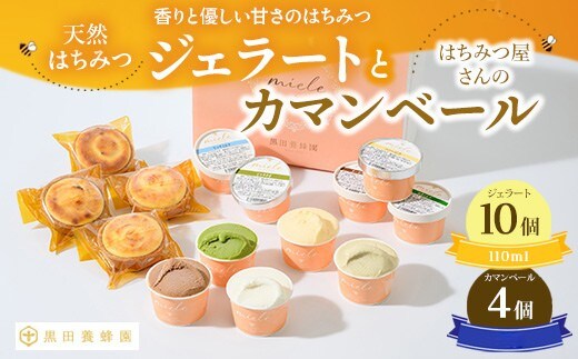 はちみつ ジェラート と はちみつ屋さん の カマンベール（ジェラート等14個） スイーツ お菓子 アイス シャーベット お菓子 ケーキ タルト ※北海道・沖縄・離島への配送不可