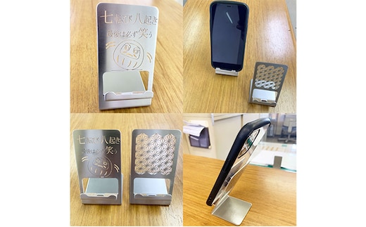 スマホスタンド（だるま） 雑貨 小物 スマートフォン スマホ用 携帯用 アクセサリー ステンレス 動画 テレワーク タブレット用 タブレット ゲーム 撮影 充電