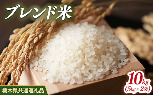 米 ブレンド米 10kg(5kg×2) 栃木県産【栃木県共通返礼品】