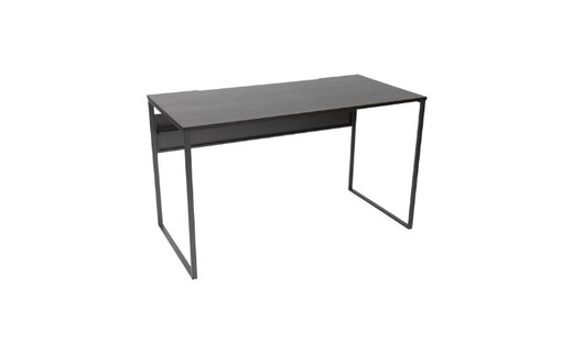 【＆FREL】ワークテーブル 天板（ダークウォールナット）脚/フレーム（ブラック）幅90 奥行45 高さ72 インテリア デスク シンプル ワークデスク 作業デスク 作業テーブル パソコンデスク ※離島への配送不可