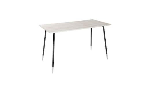 【＆FREL】ワークテーブル 天板（ホワイトパイン）脚/フレーム（ブラック）幅120 奥行60 高さ72 インテリア デスク シンプル ワークデスク 作業デスク 作業テーブル パソコンデスク ※離島への配送不可