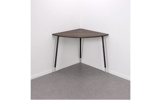 【＆FREL】FS コーナーテーブル 天板 突板 ウォルナット 幅99cm 奥行67cm 高さ72cm インテリア 家具 おしゃれ シンプル 机 角にフィット コーナー用テーブル 省スペース 作業台 スタイリッシュ 耐久性 ※離島への配送不可