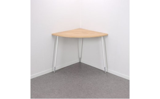 【＆FREL】FS コーナーテーブル 天板 突板 ナチュラルオーク 幅99cm 奥行67cm 高さ72cm インテリア 家具 おしゃれ シンプル 机 角にフィット コーナー用テーブル 省スペース 作業台 スタイリッシュ 耐久性 ※離島への配送不可