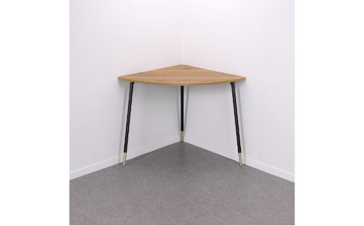 【＆FREL】FS コーナーテーブル 天板 メラミン ミディアムオーク 幅99cm 奥行67cm 高さ72cm インテリア 家具 おしゃれ シンプル 机 角にフィット コーナー用テーブル 省スペース 作業台 スタイリッシュ 耐久性 ※離島への配送不可