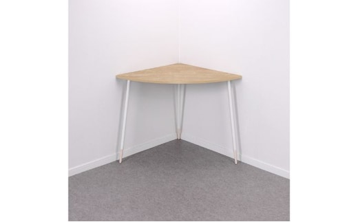 【＆FREL】FS コーナーテーブル 天板 メラミンライトオーク幅99cm 奥行67cm 高さ72cm インテリア 家具 おしゃれ シンプル 机 角にフィット コーナー用テーブル 省スペース 作業台 スタイリッシュ 耐久性 ※離島への配送不可
