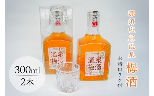 那須塩原温泉梅酒(お猪口2ヶ付)【 お酒 栃木県 那須塩原市 】ns049-010