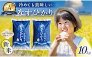 【大田原市・那須塩原市・那須町共通返礼品】＜米＞令和7年産 栃木県産 なすひかり10ｋｇ ＪＡなすの産地直送 ns005-001-10