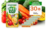 カゴメ　野菜生活100　オリジナル　190g缶×30本【 飲料 野菜ジュース 栃木県 那須塩原市 】 ns001-025