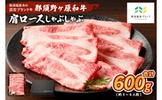 那須野ヶ原和牛　肩ロースしゃぶしゃぶ600g(3～6人前) ns004-013