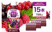 カゴメ　野菜生活100(ベリーサラダ)720ml PET×15本【 飲料 野菜ジュース 栃木県 那須塩原市 】 ns001-026