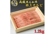 那須高原和牛特上カルビ1.2kg入 肉 牛肉 黒毛和牛 グルメ 栃木県 送料無料※着日指定不可