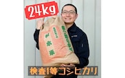 令和7年栃木県産 コシヒカリ 玄米24kg【検査1等米】 ※離島への配送不可