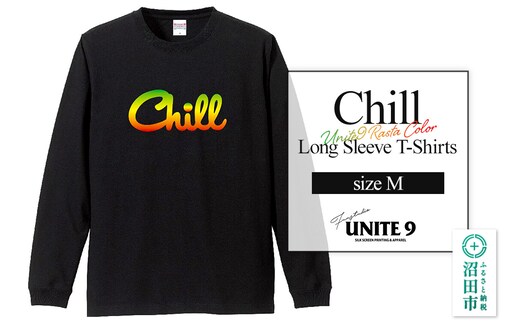 Chill Long Sleeve T-Shirts UNITE9 RASTA COLOR ／ sizeM FUN工房UNITE9
