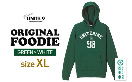 ORIGINAL FOODIE GREEN×WHITE ／ XL FUN工房UNITE9