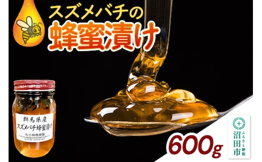 群馬県産 スズメバチの蜂蜜漬け 600g [蜂蜜 はちみつ ハチミツ 国産 スズメバチ入り 沼田市]