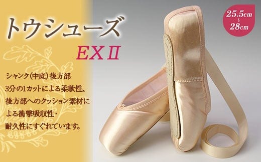 トウシューズEX II(大) バレエ ダンス ダンサー 手仕事 伝統 上質 F21K-255