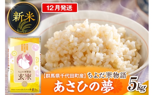 2026年12月発送【令和8年産】群馬県千代田町産 あさひの夢 5kg×1袋 (玄米) 群馬県 千代田町