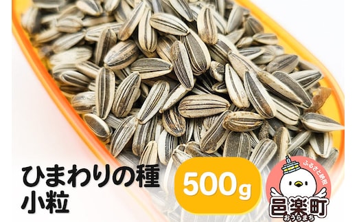 ひまわりの種・小粒 500g×1袋 サイトウ・コーポレーション 飼料 [鳥 鳩 ハト 小鳥 インコ 文鳥 カナリア 小動物 草食 雑穀 餌 えさ エサ ペット]