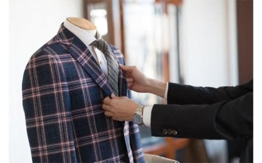 【イタリア3大ブランド生地】オーダーメイドスーツお仕立券 1枚 ／ テーラークラモチ ハンドメイド 高級 埼玉県 特産品