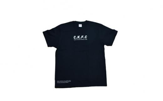 【黒・Lサイズ】川越からJリーグへ。CKFCオリジナルTシャツ1枚 ／ サッカー ユニフォーム 埼玉県