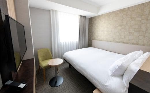 川越東武ホテル 川越市ふるさと応援寄附金返礼品 ダブルルーム宿泊券 ／ 宿泊券 朝食付き 和モダン 埼玉県