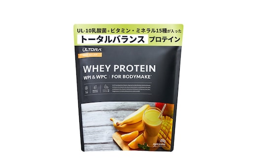 ULTORA ホエイダイエットプロテイン 810g フルーツオレ風味（リニューアル）