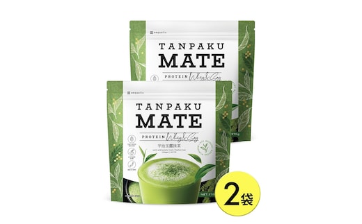 プロテイン タンパクメイト 宇治玉露抹茶味 2袋