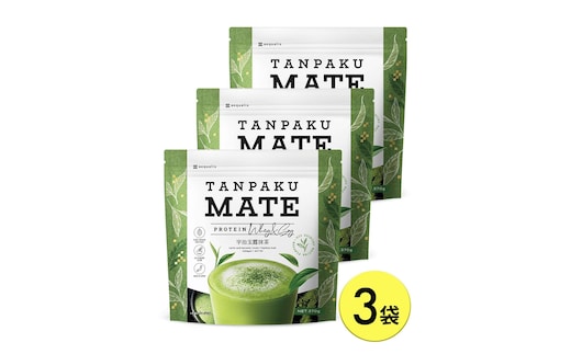 プロテイン タンパクメイト 宇治玉露抹茶味 3袋