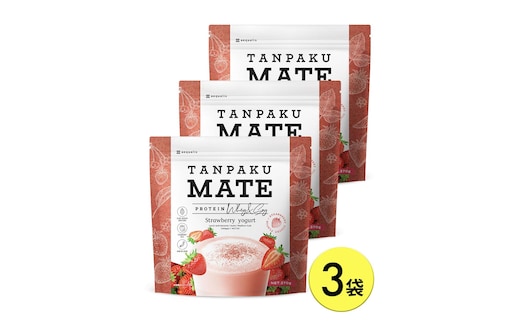 プロテイン タンパクメイト ストロベリーヨーグルト味 3袋