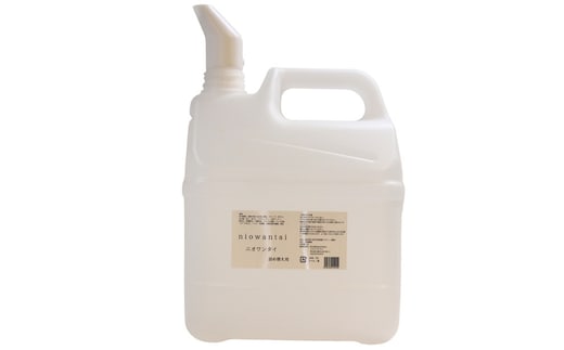 【定期便全3回】【詰め替え用 除菌 消臭】niowantai（ニオワンタイ）無香料ノンアルコール消臭剤 部屋用 消臭スプレー4リットル