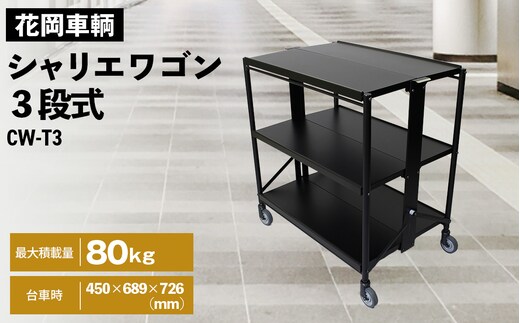 シャリエワゴン3段式 No.533