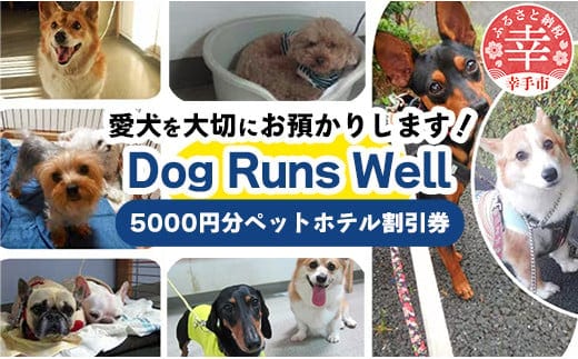 「愛犬の宿」ペットホテル宿泊利用券 - チケット ペットホテル 宿泊券 割引券 預かりサービス 愛犬 犬 Dog Runs Well ドッグランズウェル 埼玉県 幸手市